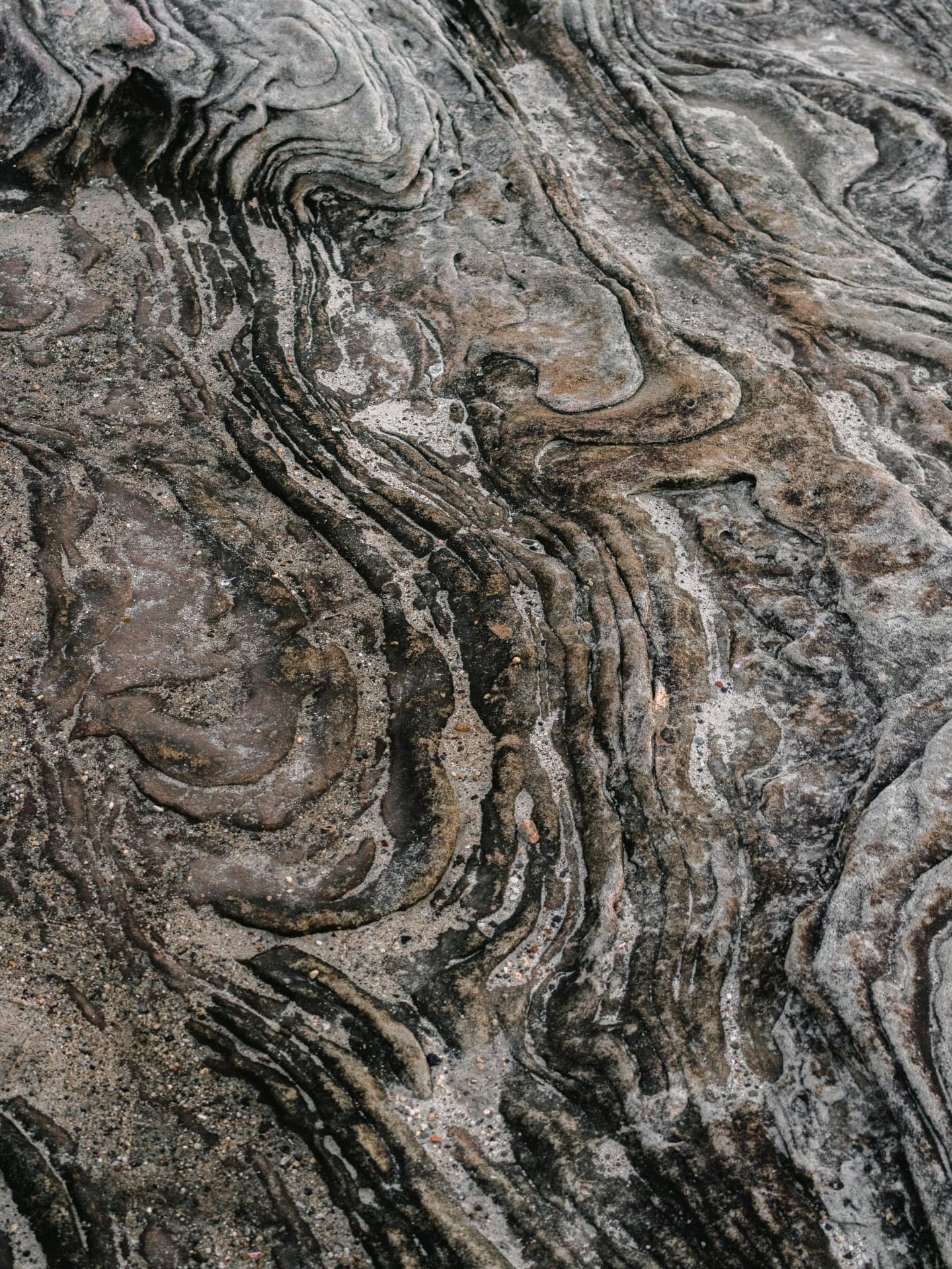 Layered rock strata